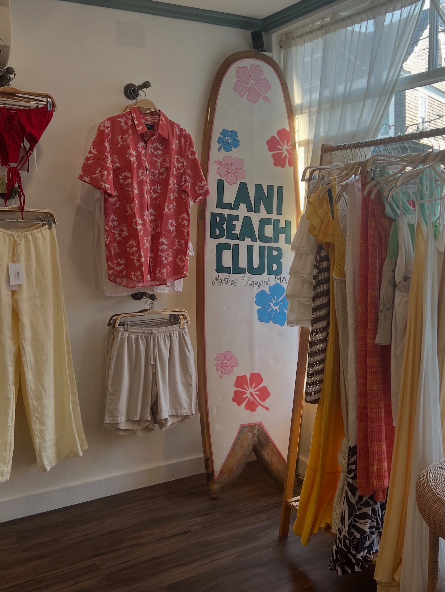 Lani Beach Club surfboard